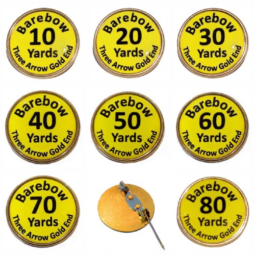 Barebow 3 Gold End Premium badge